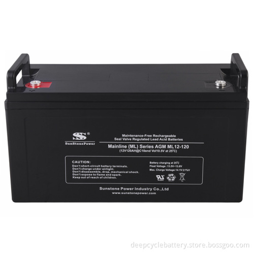 AGM Sealed Lead Acid Battery for UPS 12V120ah/10hr
